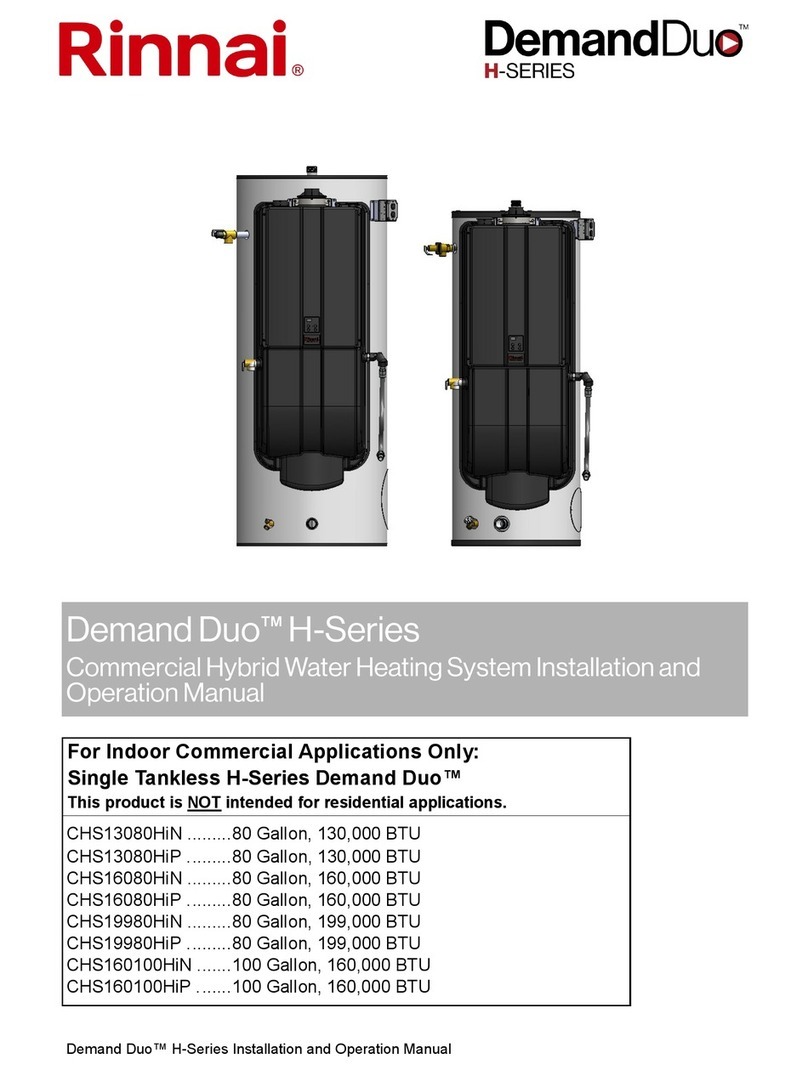 Rinnai Demand Duo H Series Installation and operation manual