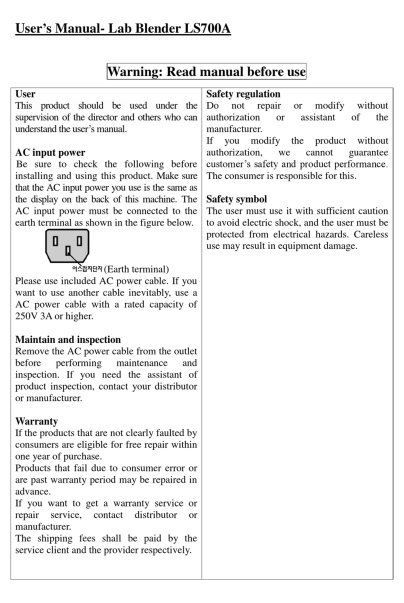 BNF LS700A user manual
