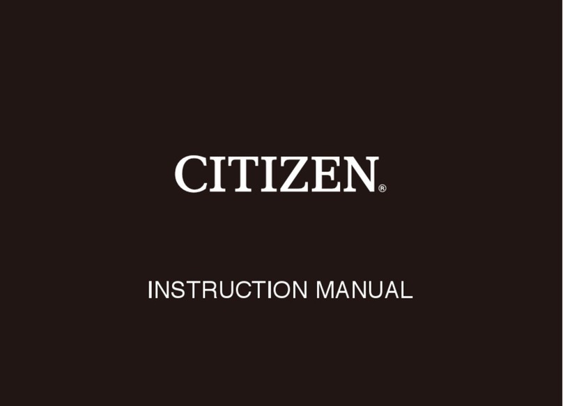 Citizen Quartz 0580 instruction manual