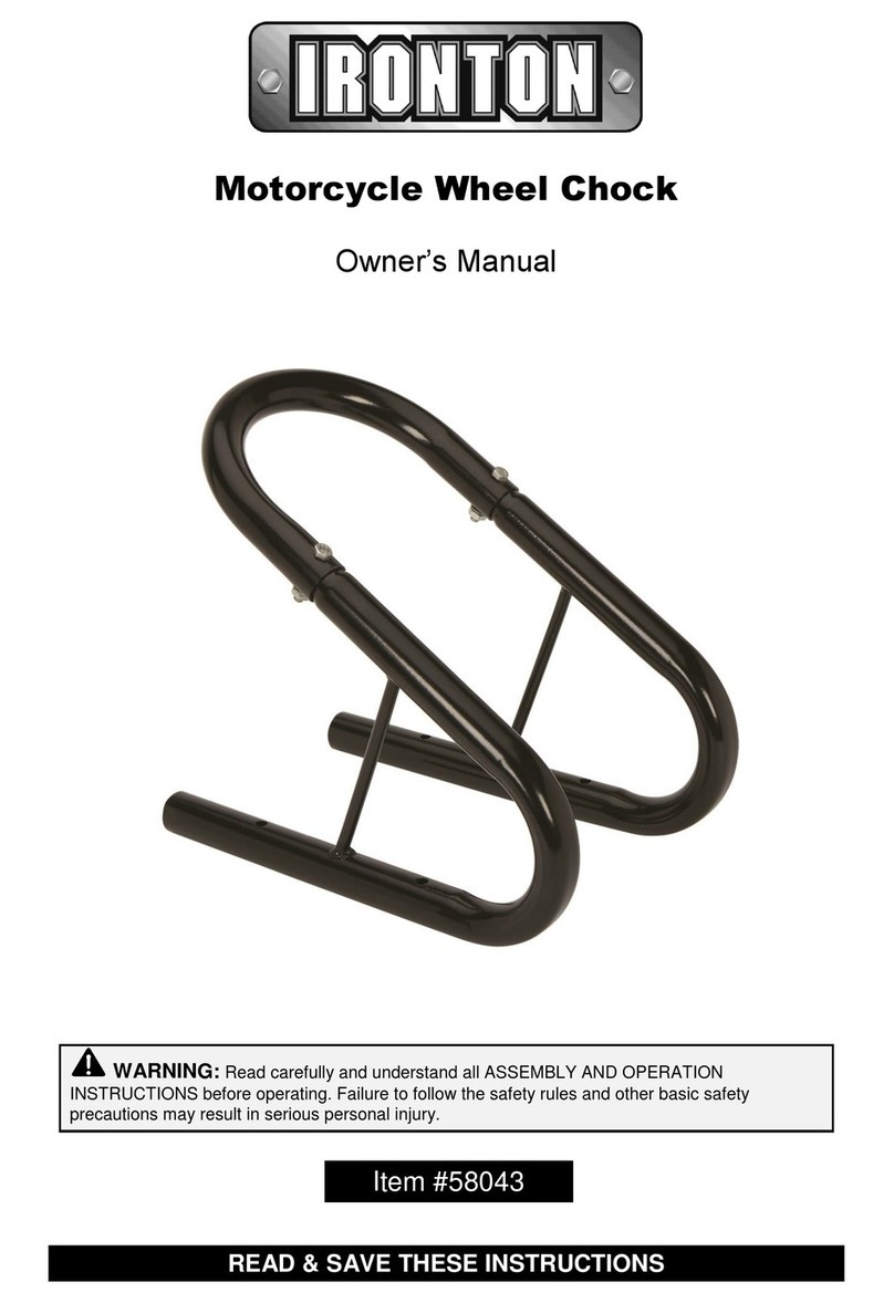 Ironton 58043 owner's manual