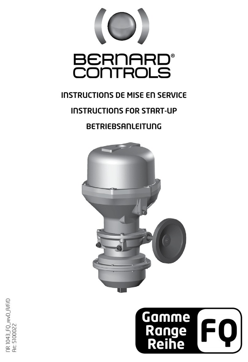 Bernard Controls Gamme FQ Series Installation manual Bernard Controls Gamme FQ Series Installation manual