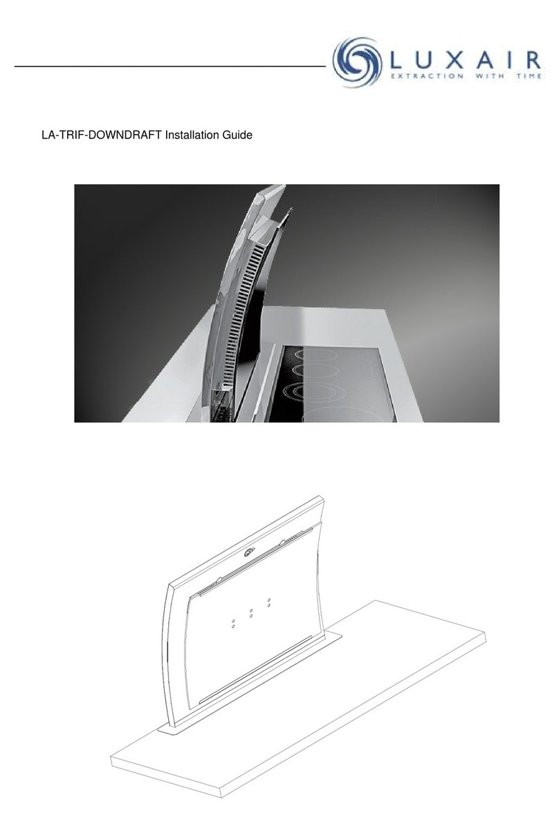 Luxair LA-Trif-Downdraft User manual