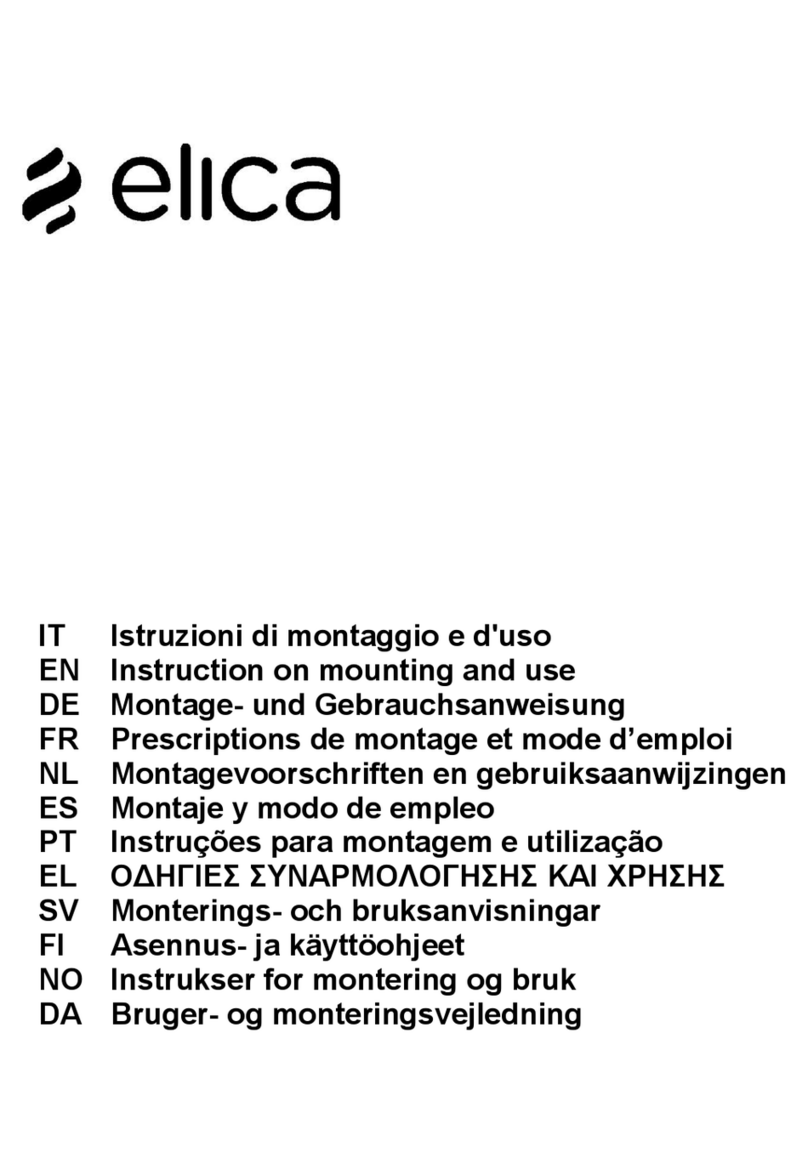 ELICA LIB0122971 Instruction on mounting and use