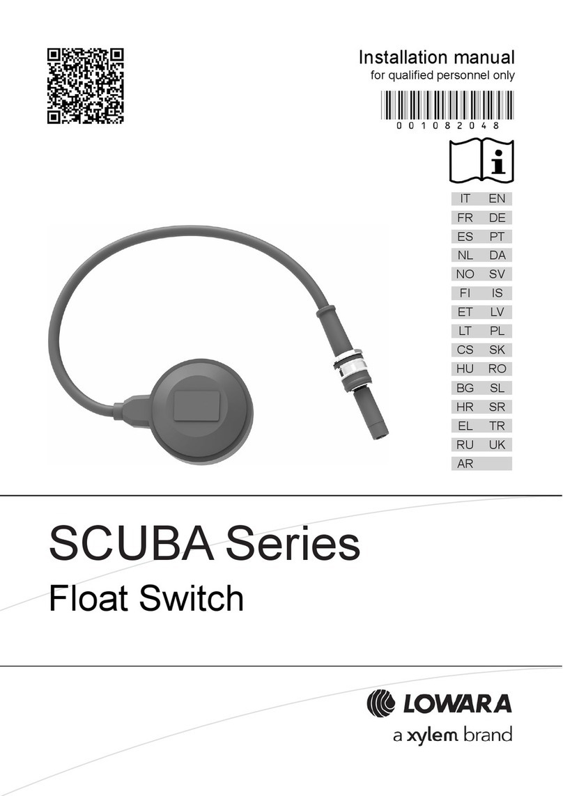 Lowara SCUBA Series installation manual