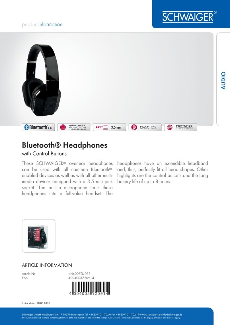 Schwaiger KH600BTS 033 Product information