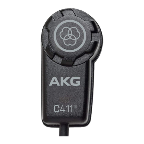Harman AKG C411 Series User manual