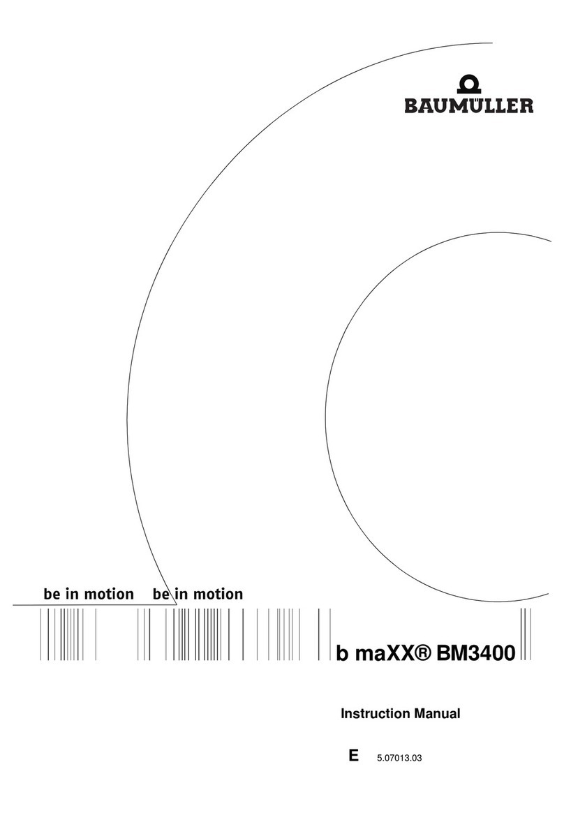 Baumuller b maXX BM3400 Series instruction manual
