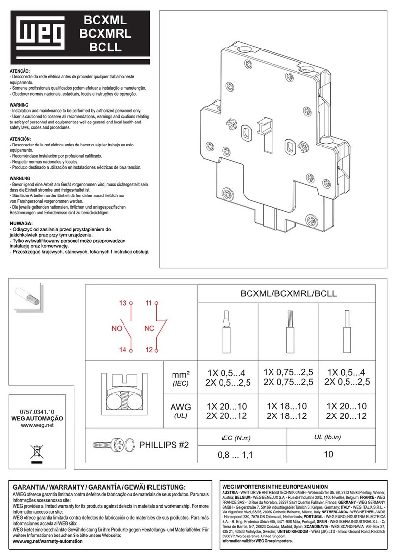 WEG BCXML User manual