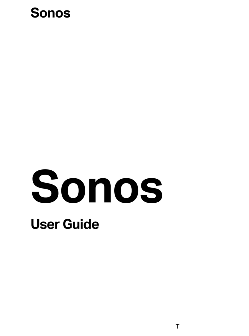 Sonos SUB User manual