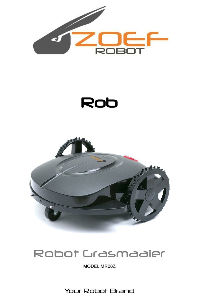 Zoef Robot Rob MR08Z User manual
