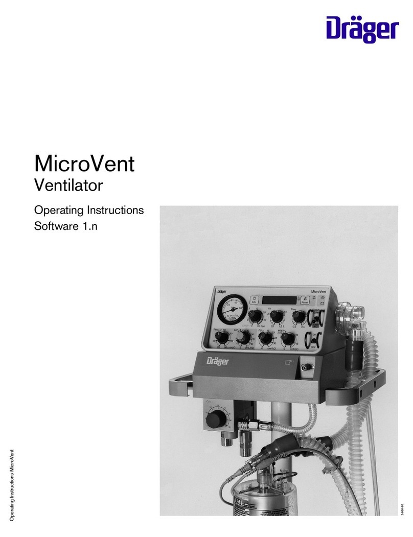 Dräger MIcroVent operating instructions Dräger MIcroVent operating instructions