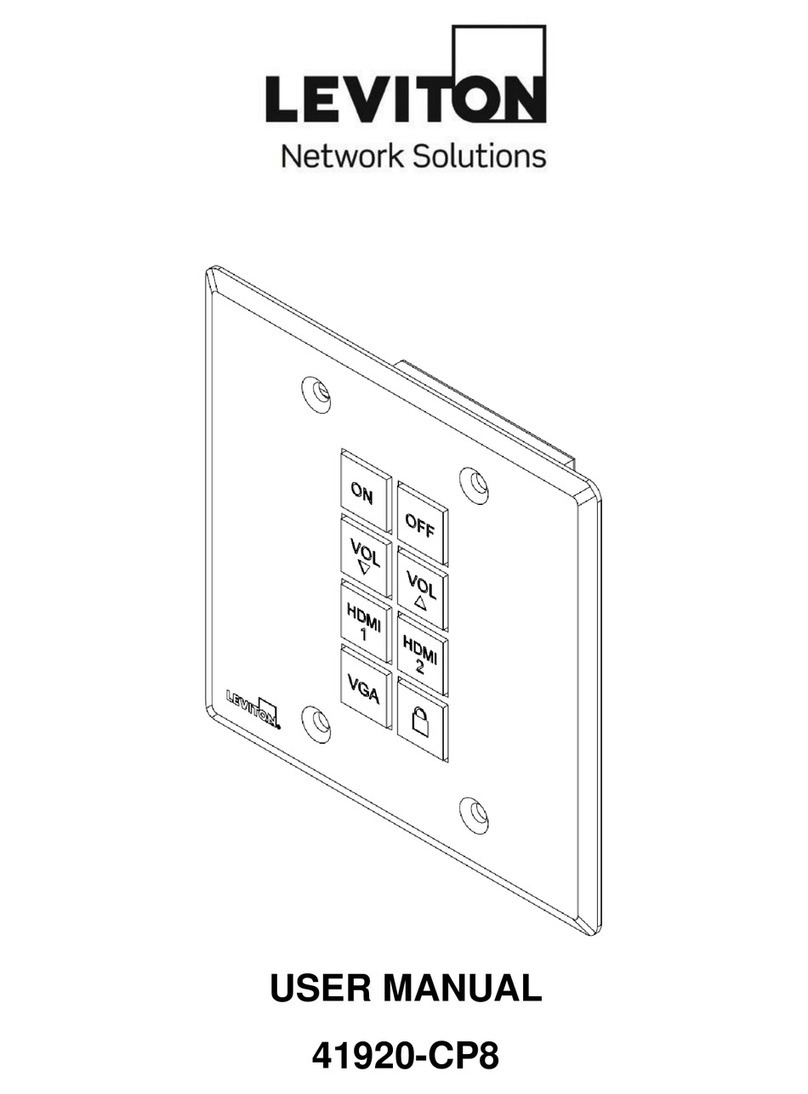 Leviton 41920-CP8 user manual