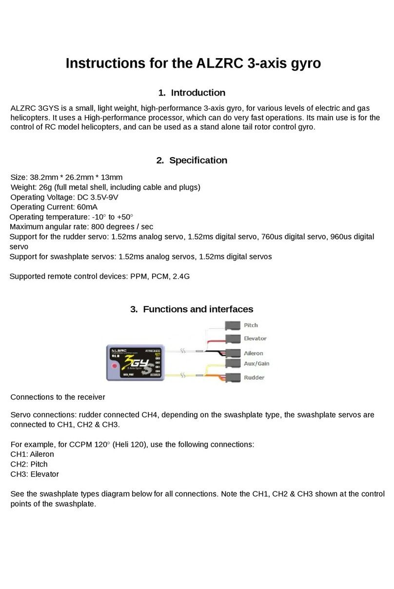 ALZRC 3GYS User manual