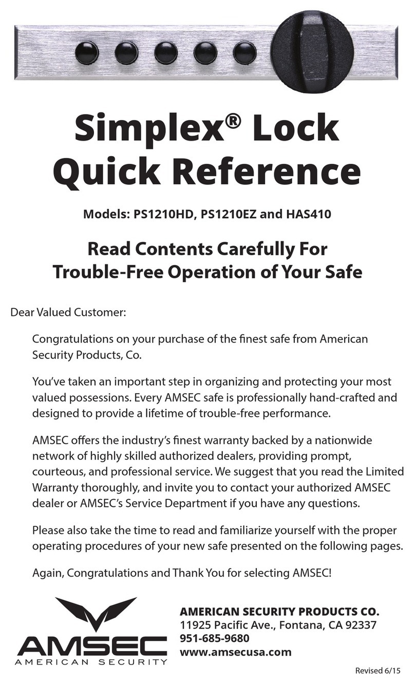 AMSEC Simplex User manual