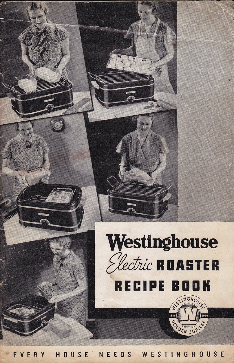 Westinghouse De Luxe Adjustomatic Recipe book