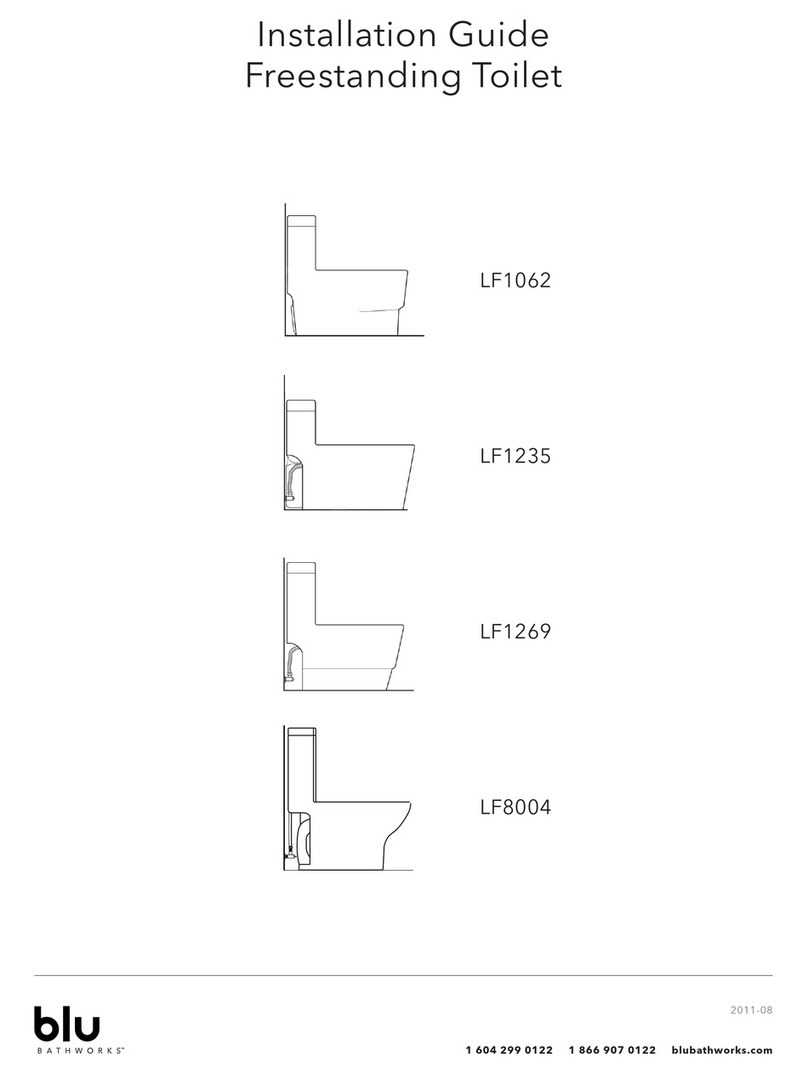bluBathworks LF1062 installation guide bluBathworks LF1062 installation guide