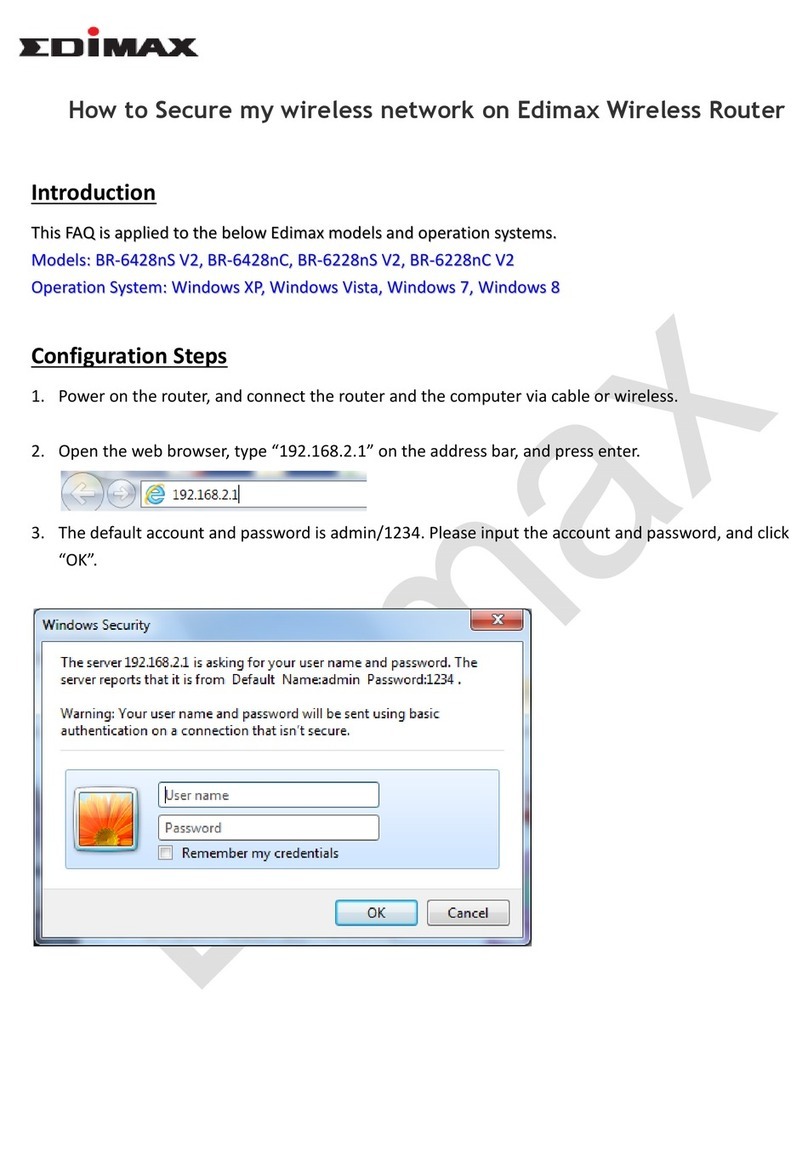 Edimax BR-6428nS V2 Installation guide