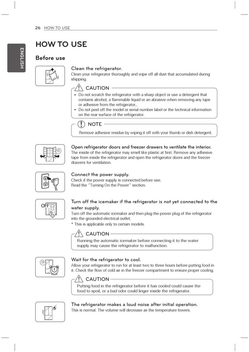 LG LFXC24796D Operating instructions
