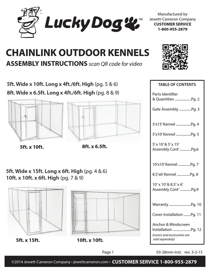 Jewett-Cameron LuckyDog Assembly instructions