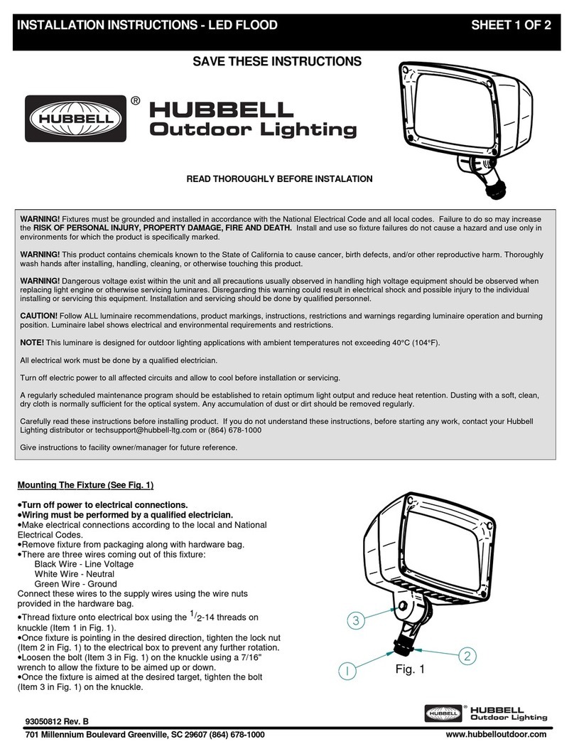 Hubbell FSL User manual