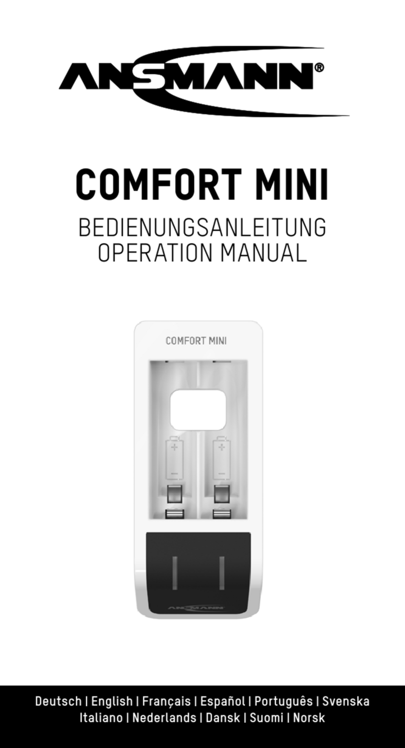 ANSMANN Comfort Mini User manual ANSMANN Comfort Mini User manual