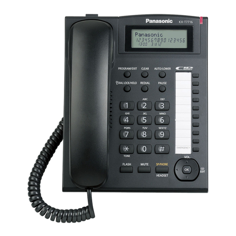 Panasonic KX-T7716C User manual