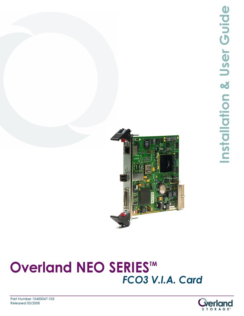 Overland Storage NEO Series Installation & user guide