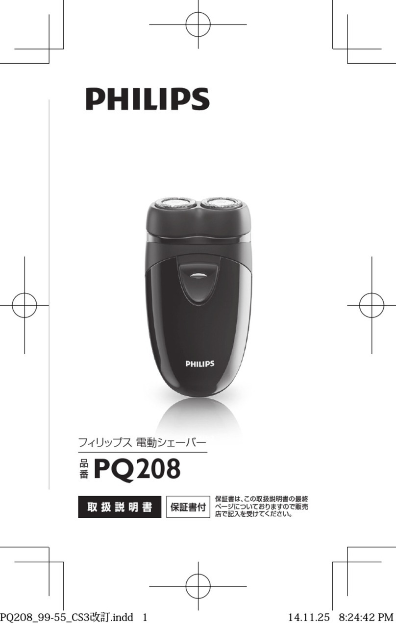 Philips PQ208 user manual