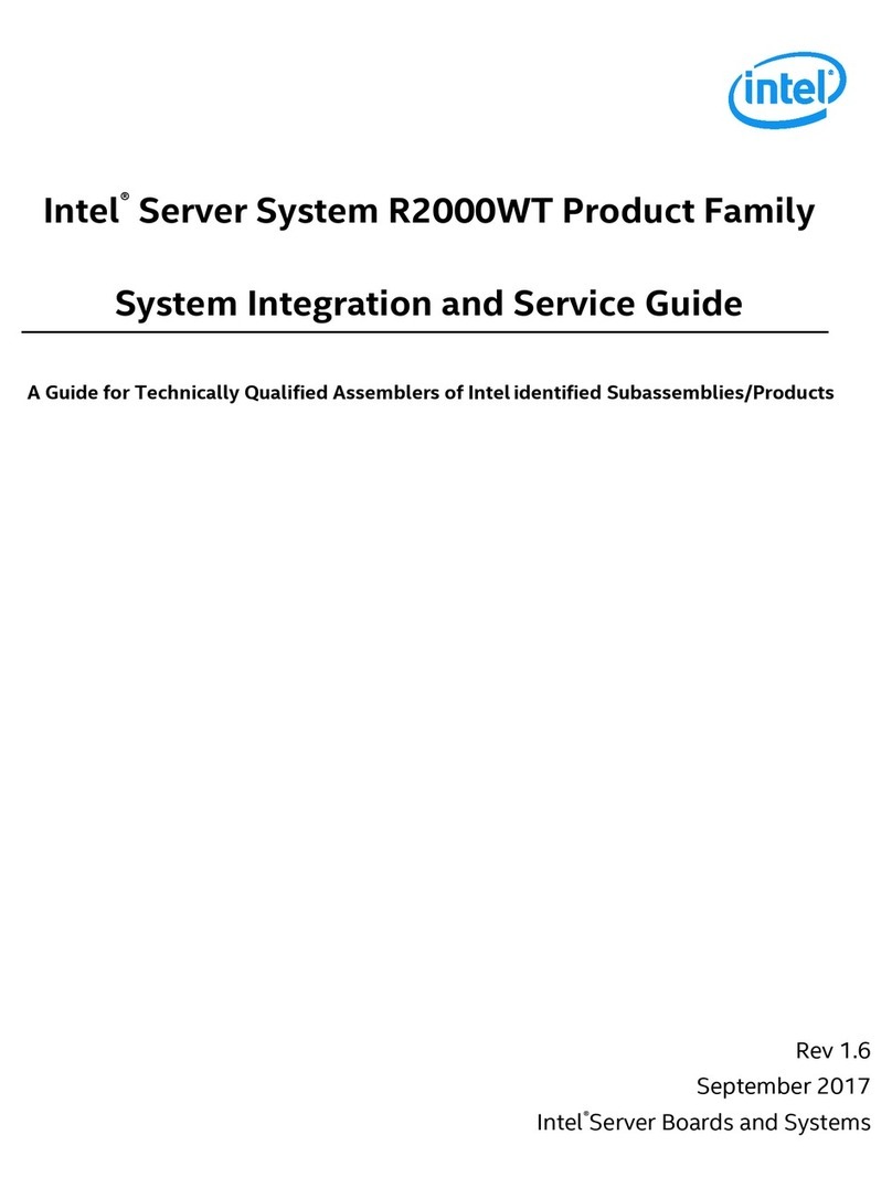Intel R2000WT System Integration and Serive Guide Intel R2000WT System Integration and Serive Guide