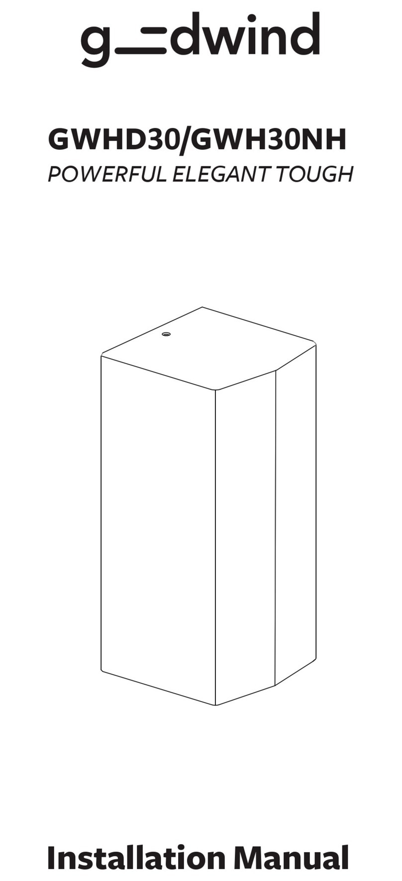 Goodwind GWHD30 installation manual