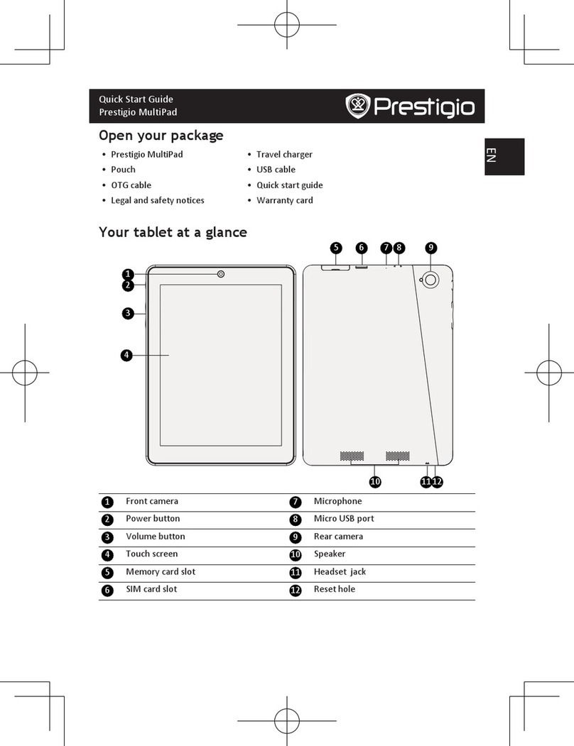 Prestigio multipad quick start guide