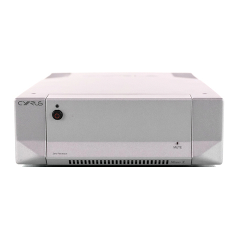 Cyrus Mono X User manual
