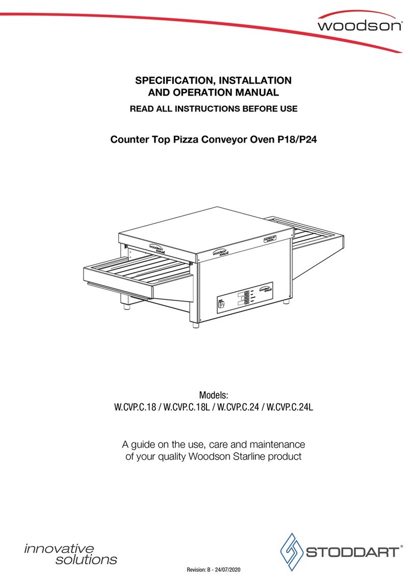 Woodson P18 Specification, installation and operation manual
