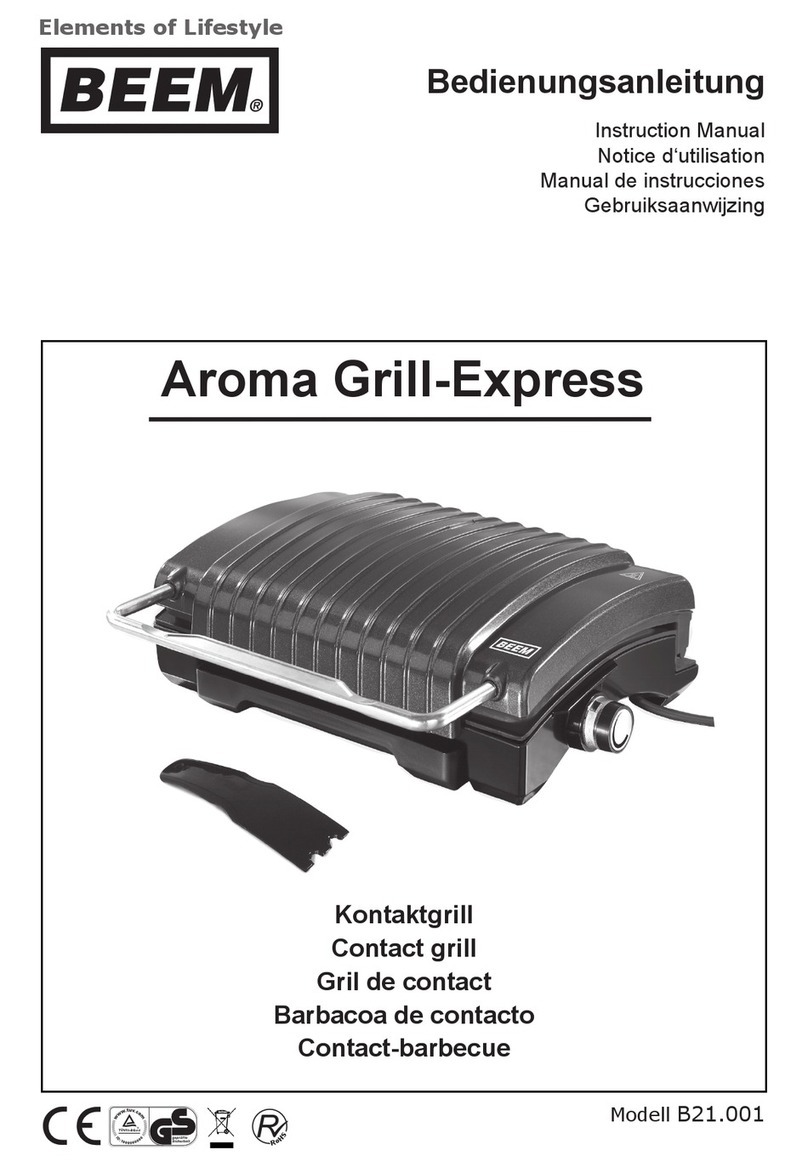 Beem Aroma Grill-Express B21.001 instruction manual