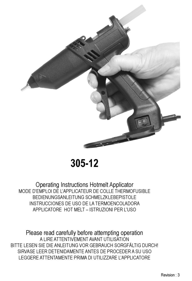 Power Adhesives 305-12 operating instructions