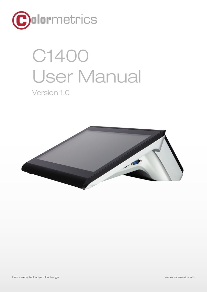 Colormetrics C1400 user manual