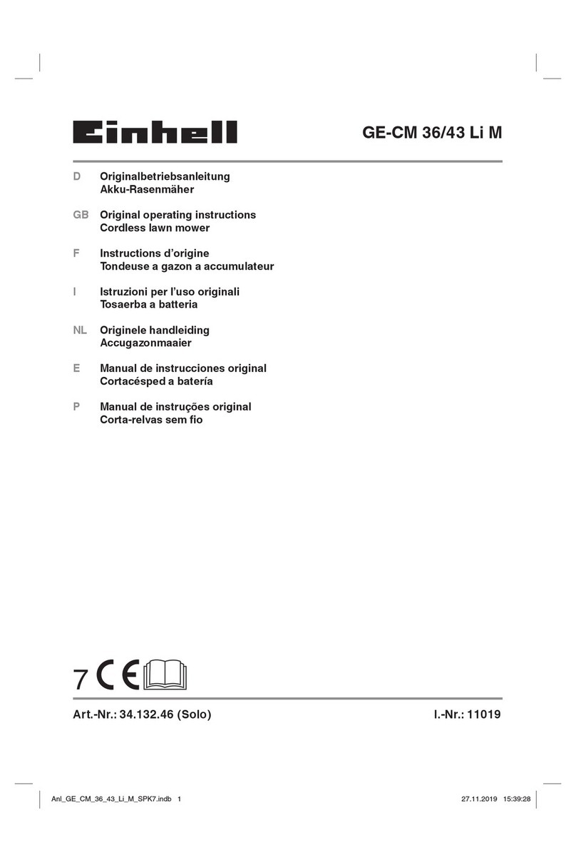 EINHELL GE-CM 36/43 Li M User manual