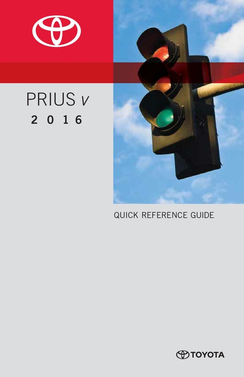 Toyota PRIUS V 2016 User manual