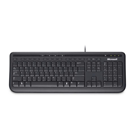 Microsoft Wired Keyboard 600 Getting started