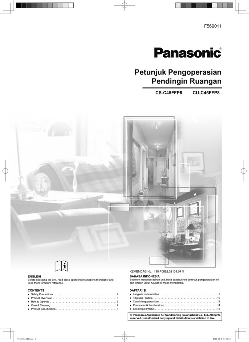 Panasonic CS-C45FFP8 User manual