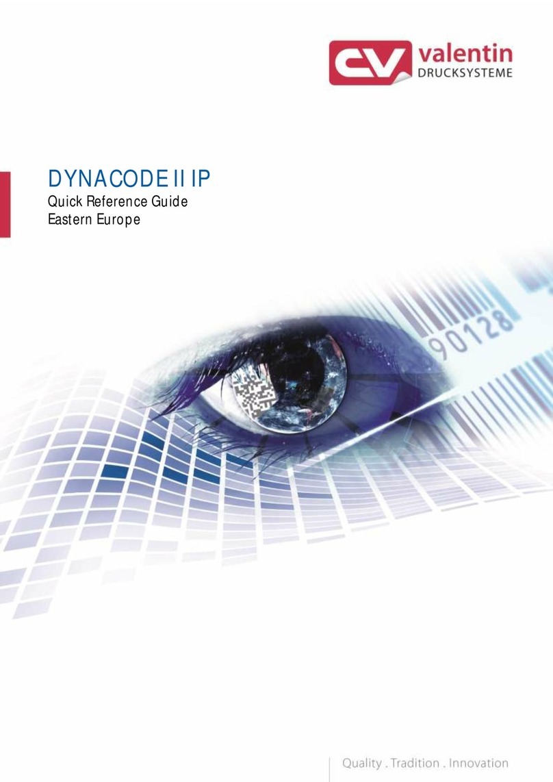 Carl Valentin Dynacode II IP Series User manual