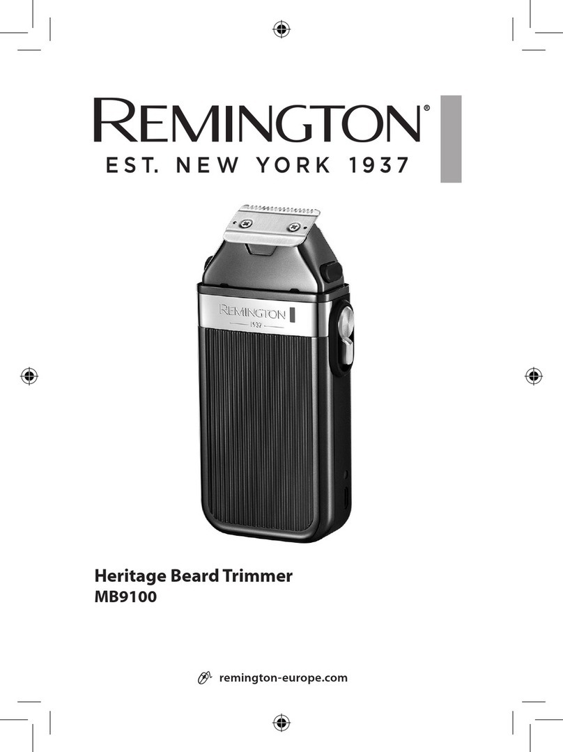 Remington MB9100 User manual