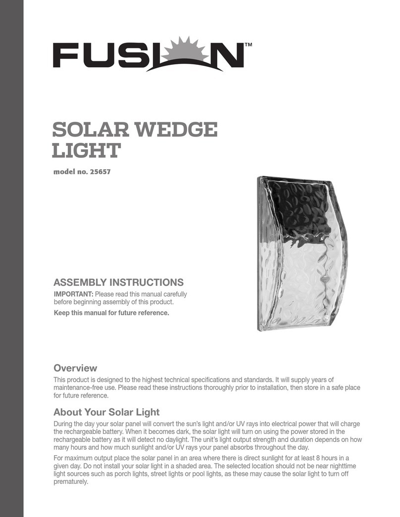 Fusion 25657 User manual