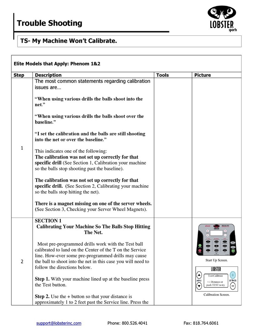 LOBSTER SPORTS Phenom 1 Troubleshooting LOBSTER SPORTS Phenom 1 Troubleshooting