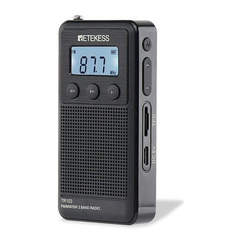 Retekess TR103 User manual