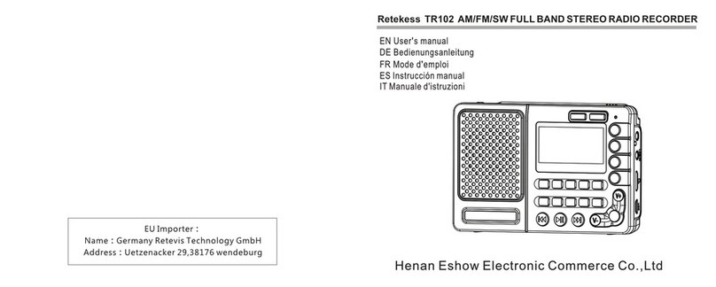 Retekess TR102 user manual