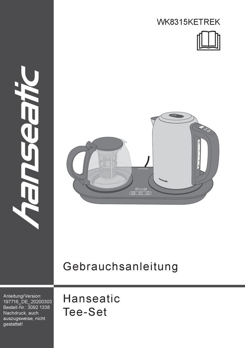 Hanseatic WK8315KETREK user manual