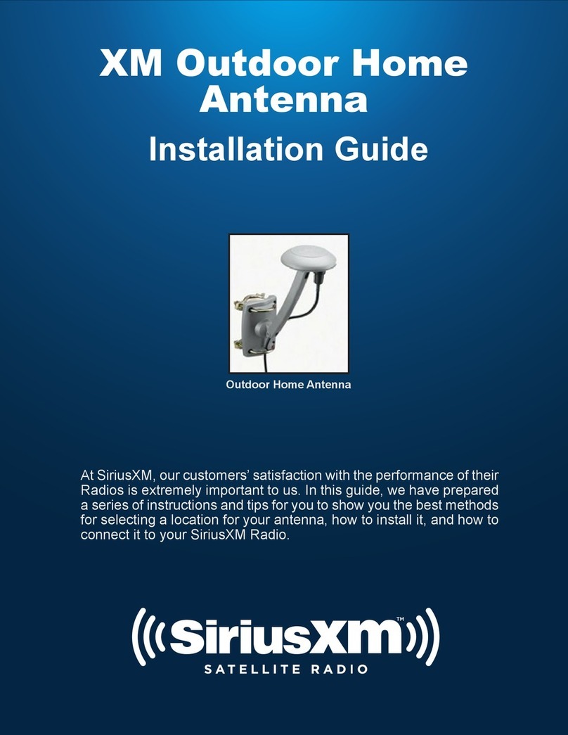 Sirius XM RAdio XM Indoor installation guide
