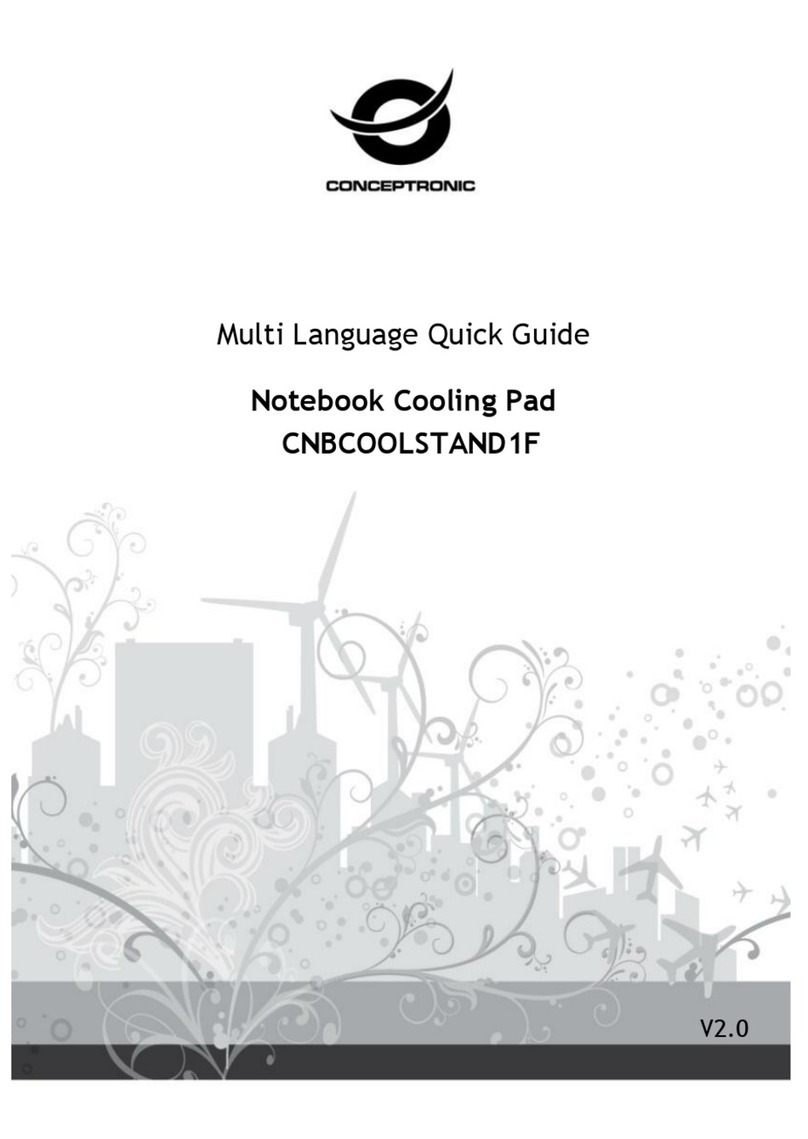 Conceptronic CNBCOOLSTAND1F quick guide