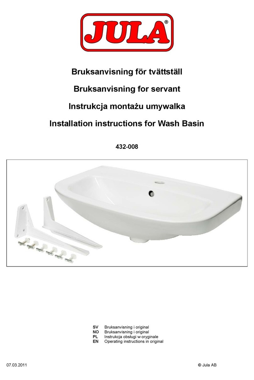 Jula 432-008 installation instructions